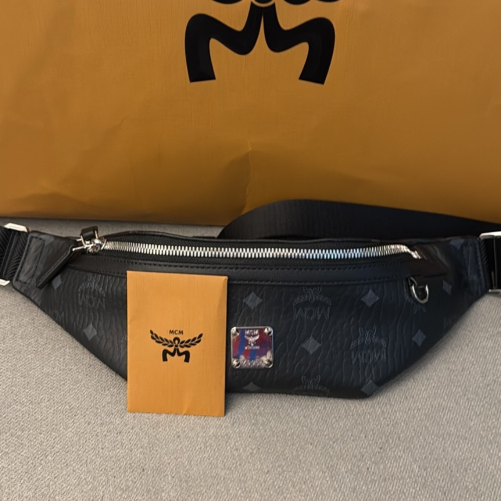 MCM FURSTEN BELT BAG IN VISETOS